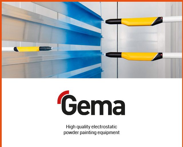 Electrostatic Gema-powder painting devices